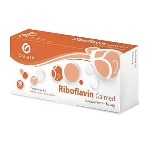 GALMED Riboflavin 10mg, 30 tbl