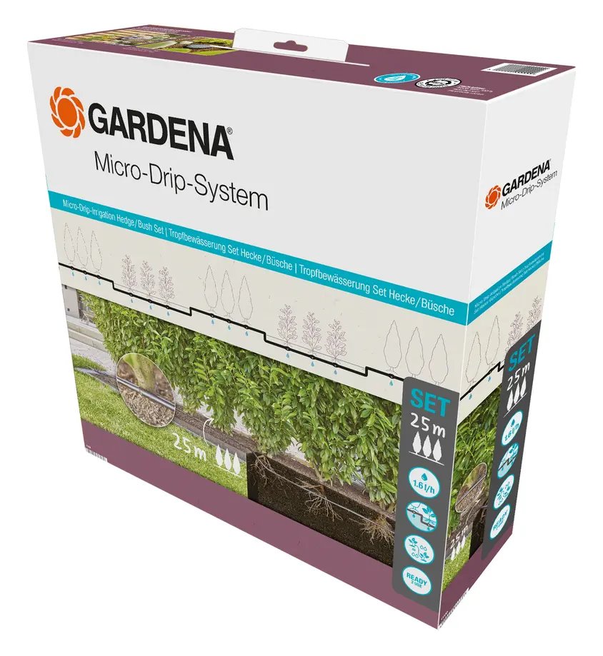 Gardena 13500-20 MDS štartovacia sada pre živé ploty/kríky 25 m