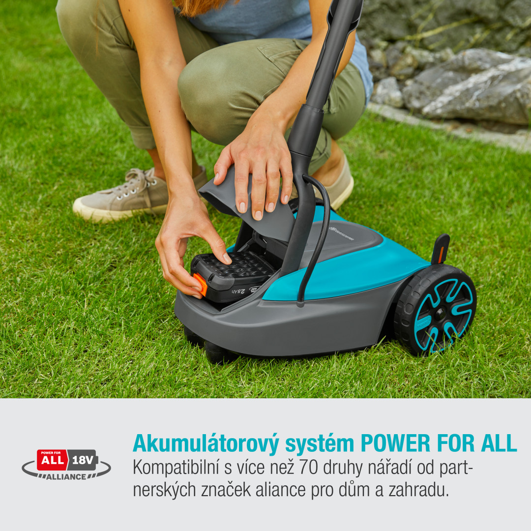 Gardena 14620-20 HandyMower 22/18V P4A - sada