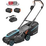 Gardena 14638-20 akumulátorová sekačka PowerMax 37/36V P4A sada k okamžitému použití