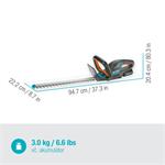Gardena 14730-20 Akumulátorové nožnice na živý plot ComfCut 50/18V P4A - sada