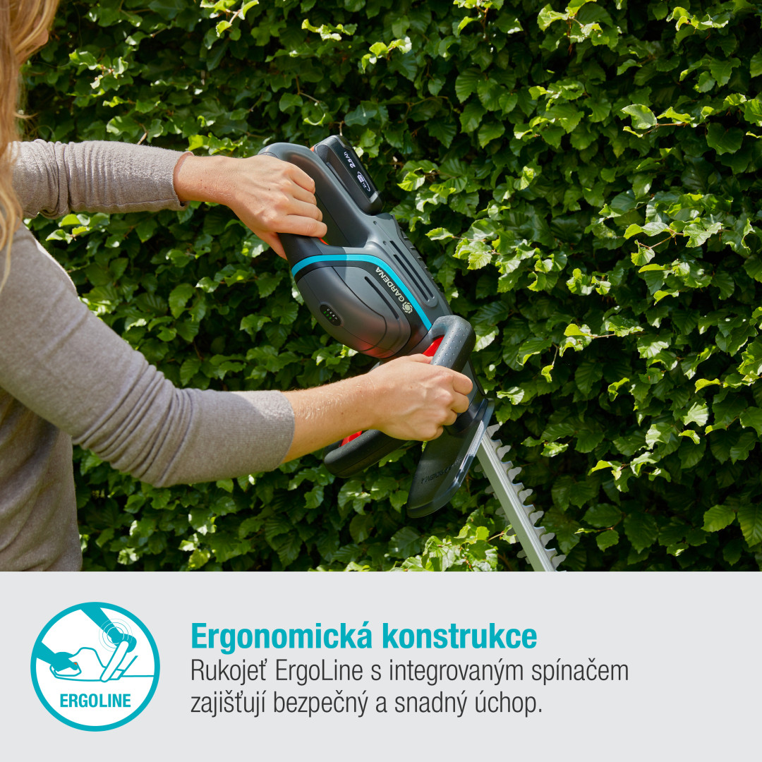 Gardena 14730-55 Aku Nůžky na živý plot ComfCut 50/18V P4A