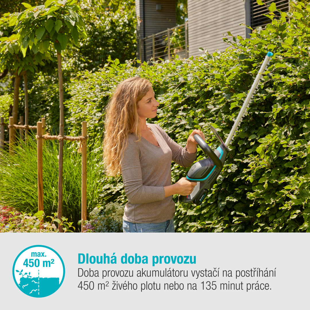 Gardena 14730-55 Aku Nůžky na živý plot ComfCut 50/18V P4A solo