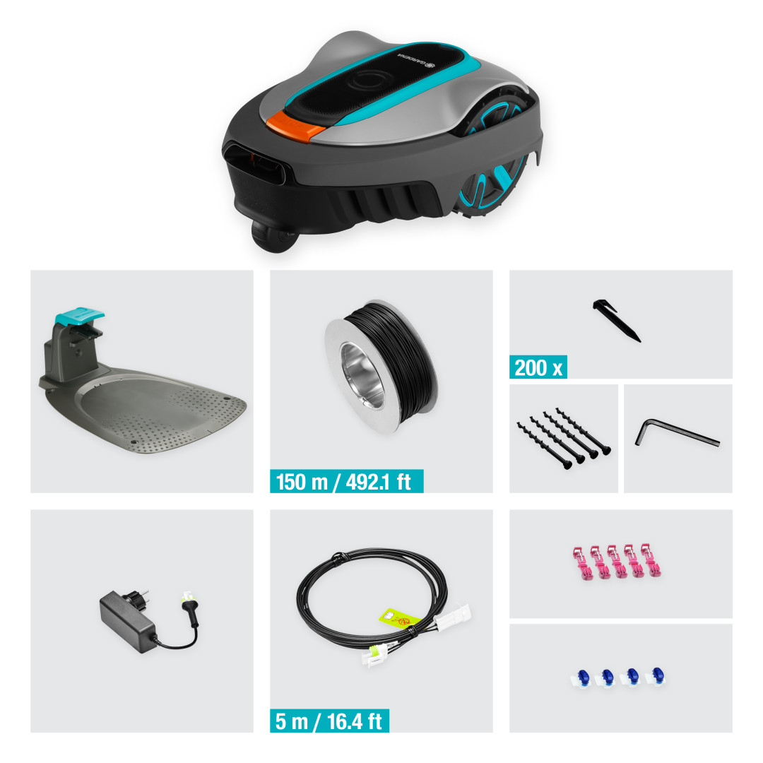 Gardena 15001-32 Robotická sekačka SILENO city 250m2
