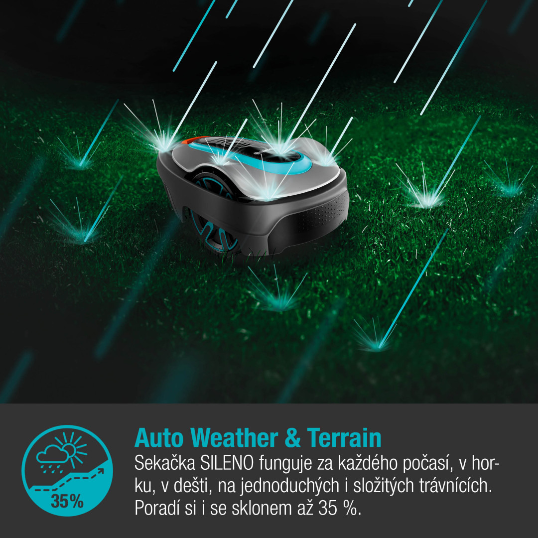 Gardena 15004-32 Robotická kosačka SILENO city 400