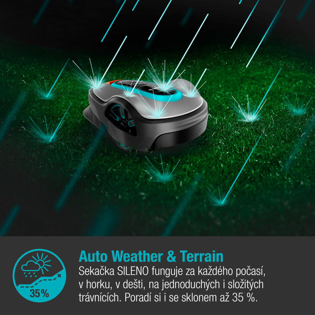 Gardena 15101-32 Robotická kosačka SILENO life 750m2