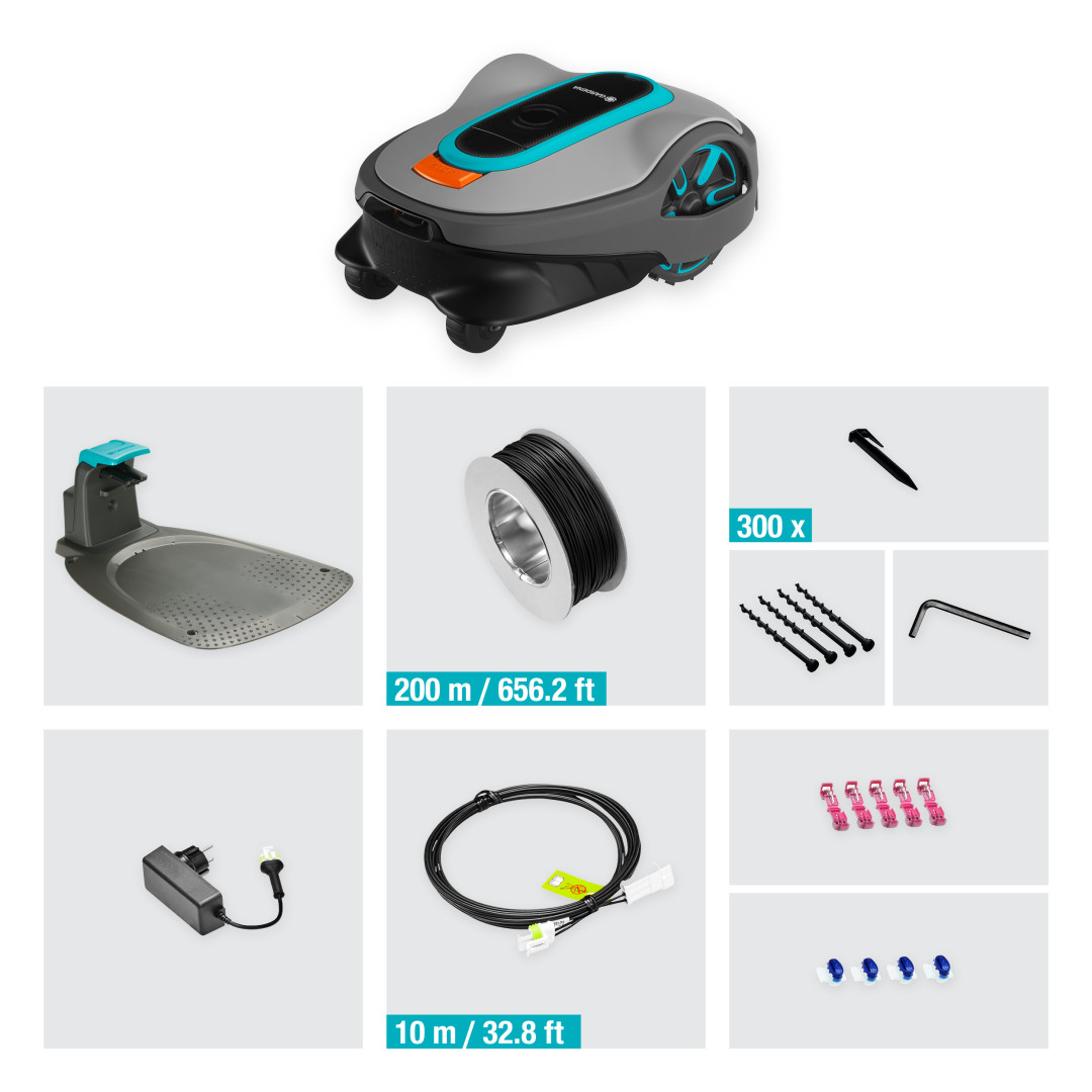 Gardena 15102-32 Robotická sekačka SILENO life 1000m2