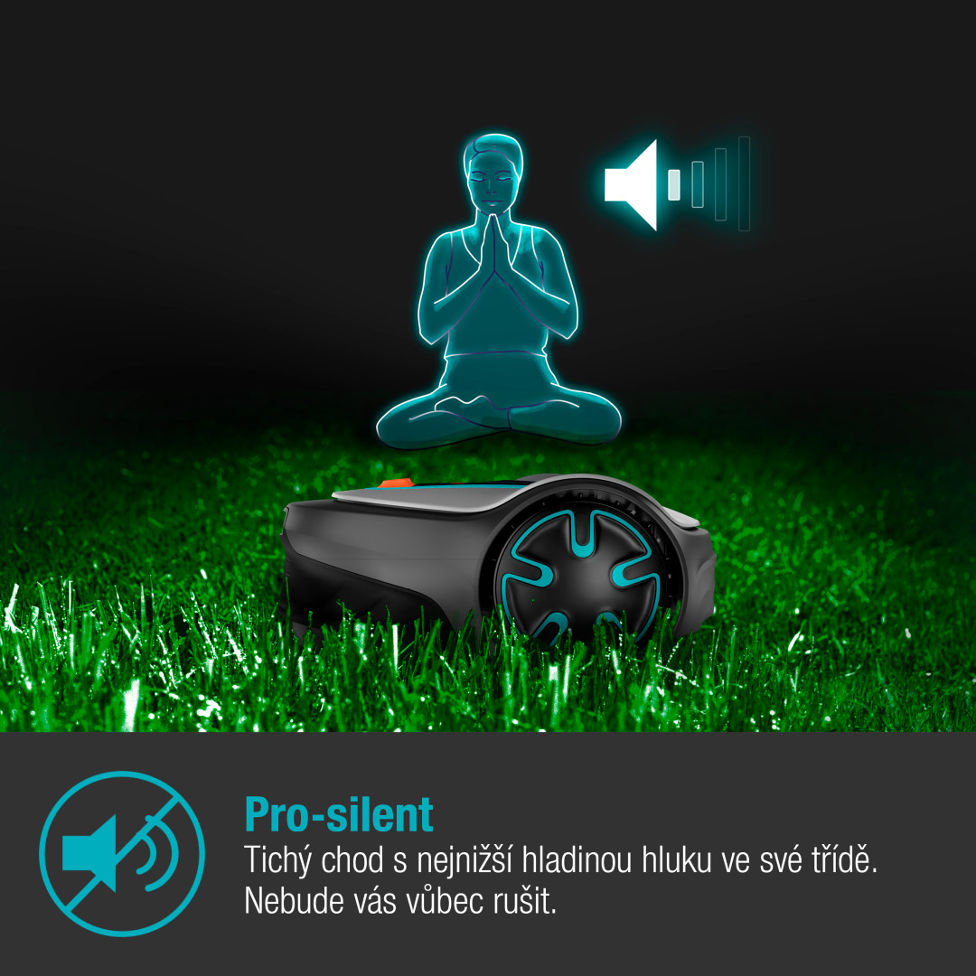Gardena 15202-32 Robotická kosačka SILENO minimo 500