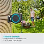Gardena 18630-20 Nástenný box na hadicu RollUp XL tyrkysový