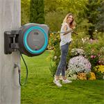 Gardena 18640-20 Akumulátorový nástenný box na hadicu PowerRoll XL-Set, tyrkysový
