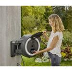 Gardena 18647-20 Akumulátorový nástenný box na hadicu PowerRoll XXL - sada, biela