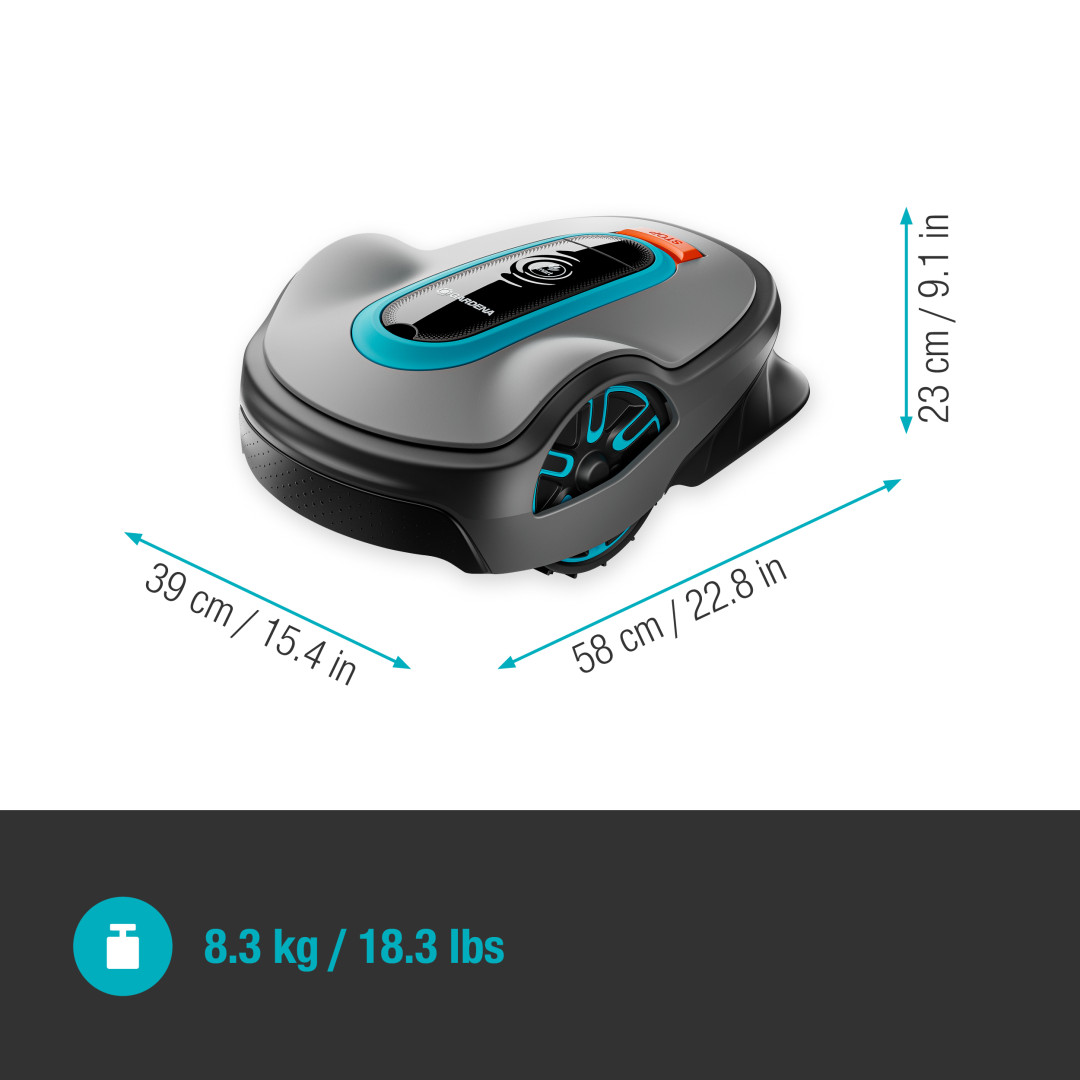 Gardena 19702-72 Robotická sekačka smart SILENO life 1000m2