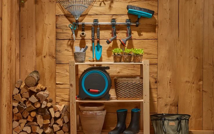 GARDENA odnímateľný box na hadicu M 2v1