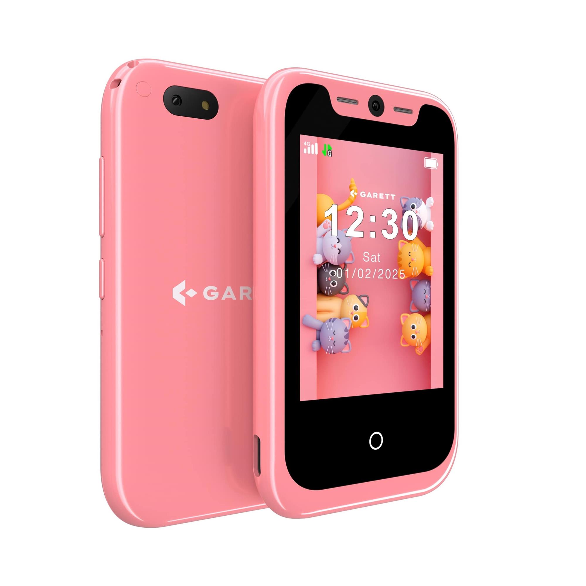 Garett Smartphone OneKid Pink - telefón pre deti, s rodičovským dohľadom, ružový