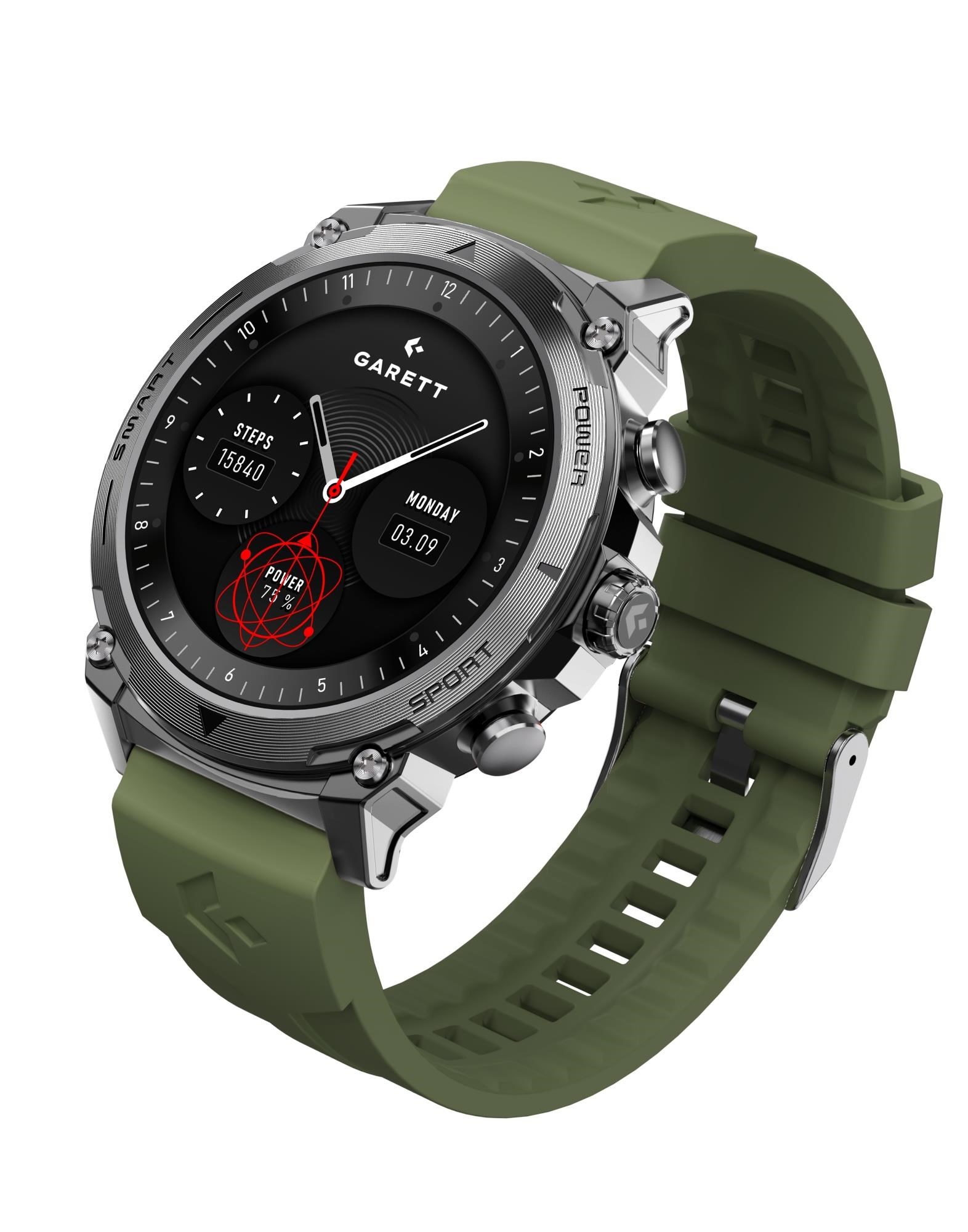 Garett Smartwatch Atom Silver Steel