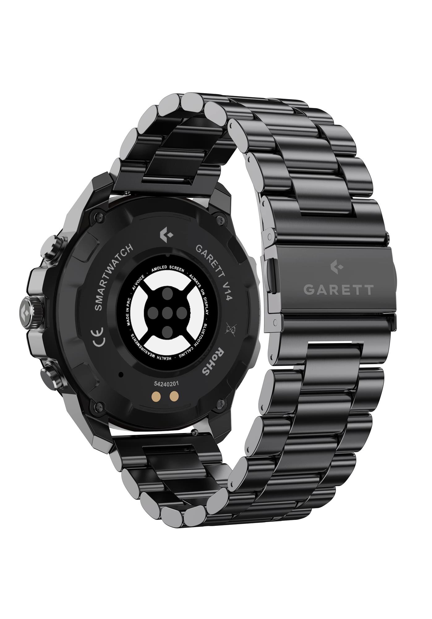 Garett Smartwatch V14 Black Steel