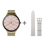 Garett Smartwatch Verona 2 zlatá, gold MESH steel