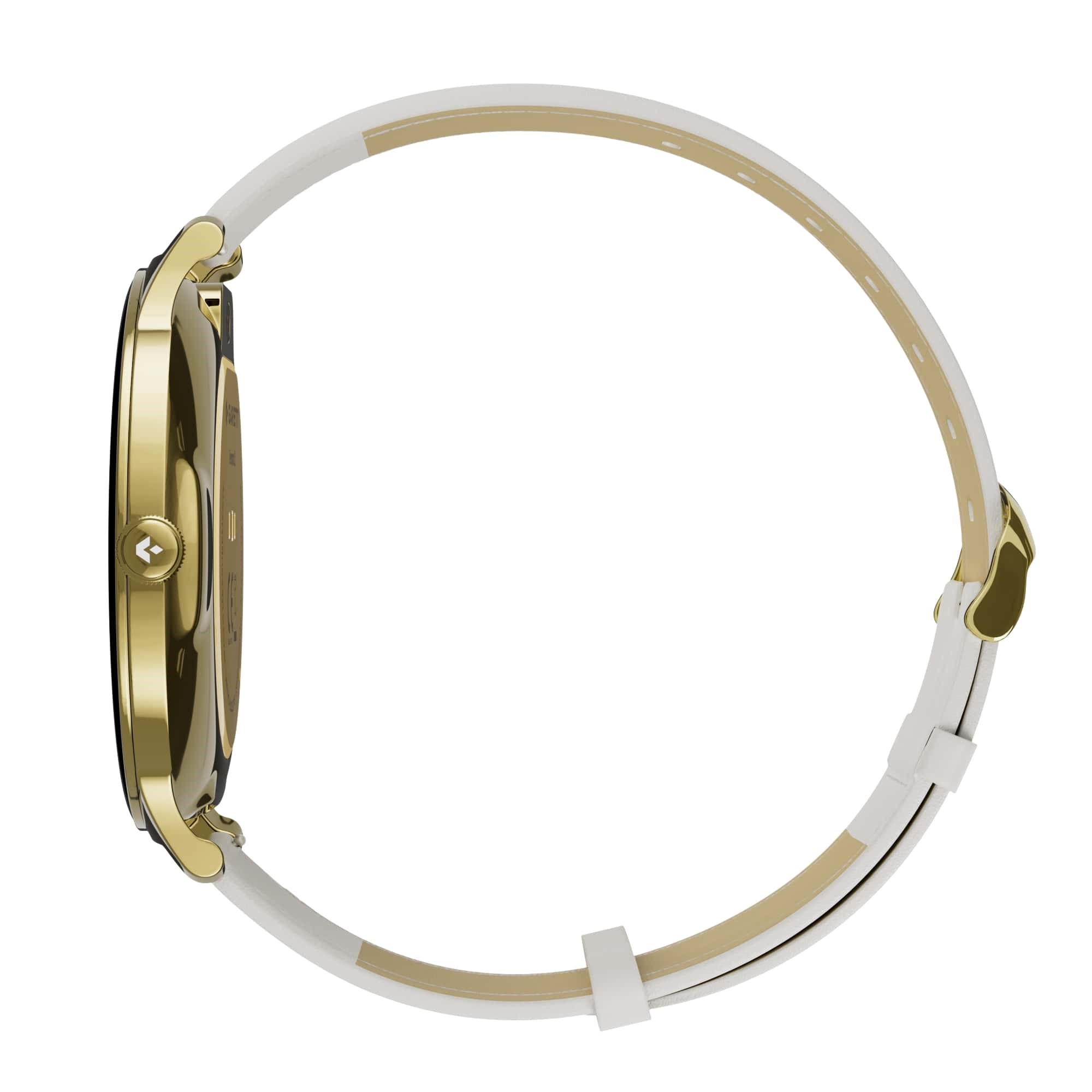 Garett Smartwatch Verona 2 zlatá, gold SOLID steel