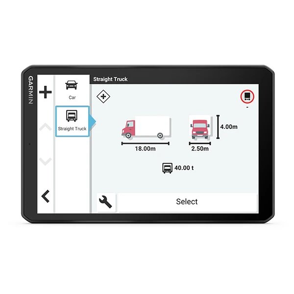 Garmin dezl LGV810, 8" GPS navigace pro nákladní vozy, s funkcí Live Traffic