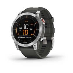 Garmin epix Glass, strieborný/šedý remienok
