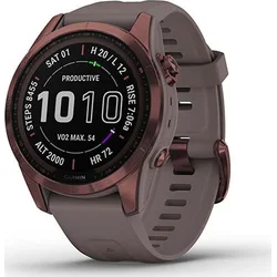 Garmin fenix 7S Sapphire Solar,Titan Dark Bronze  / Grey Band