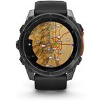 Garmin fenix 8 – 51 mm, AMOLED, SIate Grey, silikonový řemínek