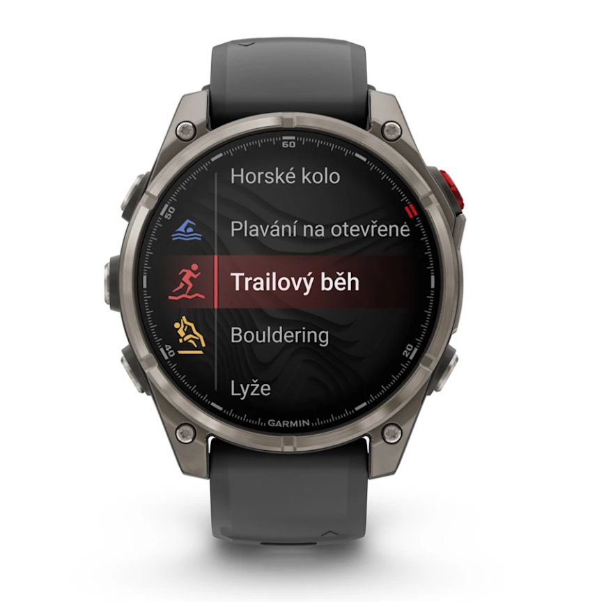 Garmin fenix 8 Pro – 47 mm, AMOLED Saphire,Titanium, černá