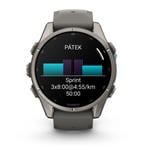 Garmin fenix® 9 – 43 mm, AMOLED, Titanium - Pebble Gray