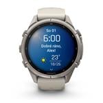 Garmin fenix® 9 Pro – 43 mm, AMOLED, Titanium - Fog Gray