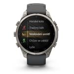Garmin fenix® 9 Pro – inReach 47 mm, AMOLED, Titanium - Graphite Black