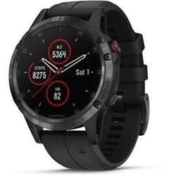 Garmin fenix5 Plus Sapphire Black, Black Band, Performer TRI Bundle