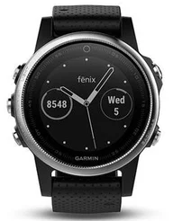 Garmin fenix5S Silver Optic, Black band