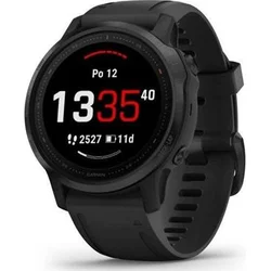Garmin fenix6S PRO Glass, Black/Black Band (MAP/Music) 010-02159-92 - Wearables