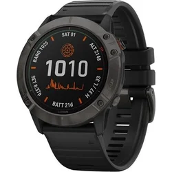 Garmin fenix6X PRE Solar, TitaniumGrayDLC/Black Band (MAP/Music) 010-02157-21