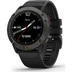 Garmin fenix6X PRO Sapphire, GrayDLC/Black Band (MAP/Music) 010-02157-92 - Wearables