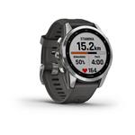 Garmin fenix7S Glass, Silver /  Graphite Band