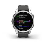 Garmin fenix7S Glass, strieborný/grafitový remienok