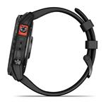 Garmin fenix7X Solar, sivý/čierny silikónový remienok (bez mapy TOPO)