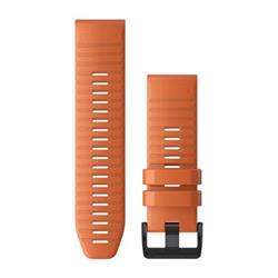 Garmin Řemínek QuickFit 26, silikonový, oranžový, černá přezka 010-12864-01 - Wearables