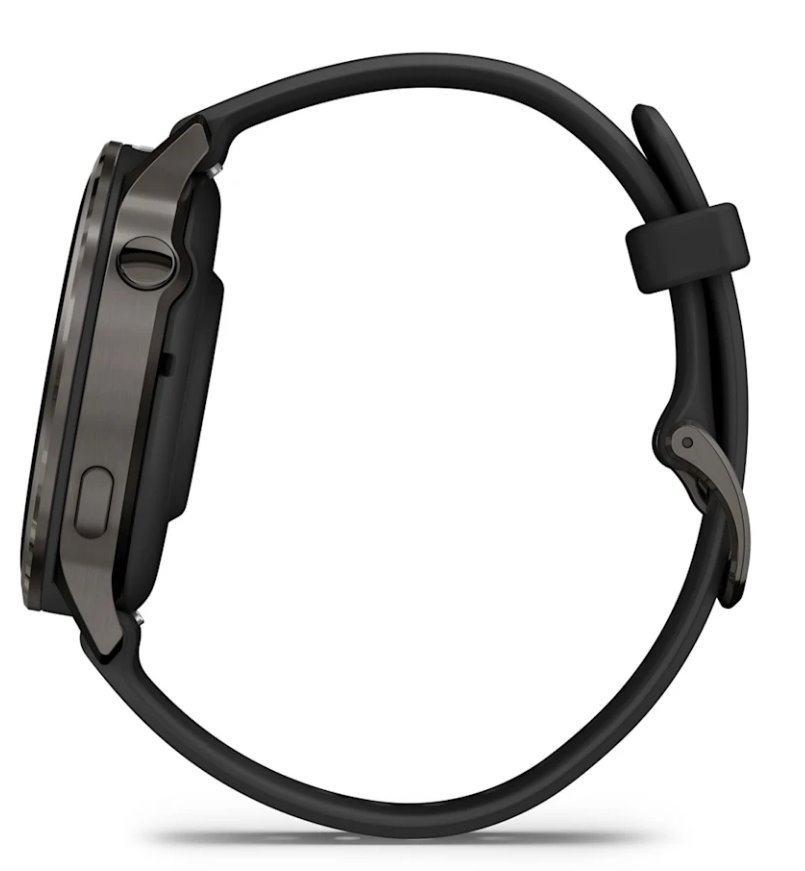 Garmin Venu 4 41mm, Slate a Černý silikonový řemínek