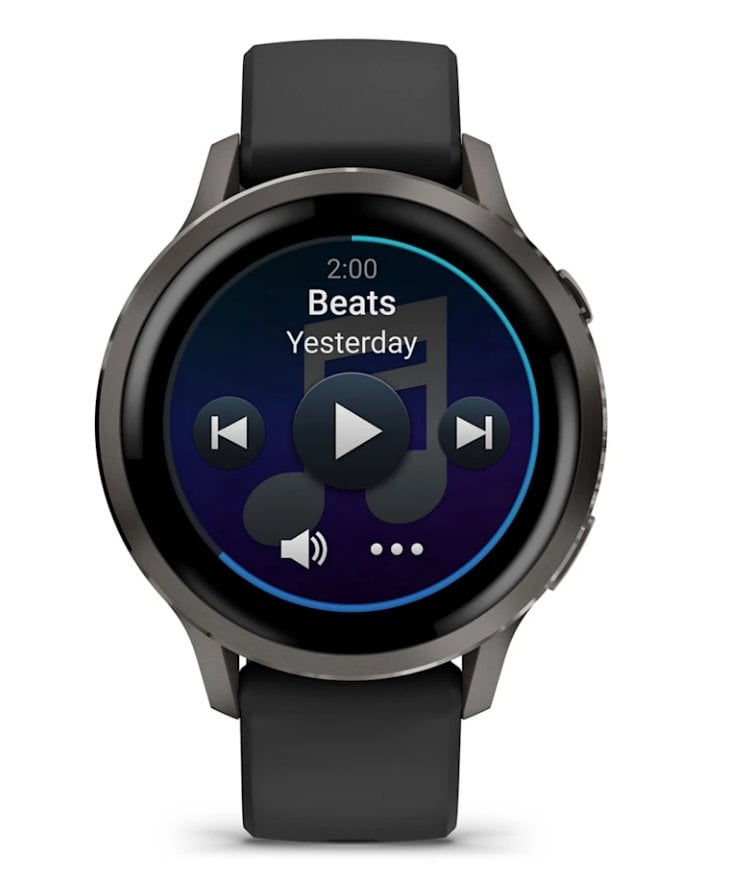 Garmin Venu 4 41mm, Slate a Černý silikonový řemínek