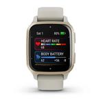 Garmin Venu Sq 2 Music, Cream Gold / French Grey