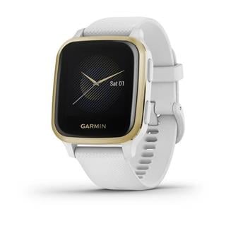 Garmin Venu Sq, svetlý zlatý/biely remienok