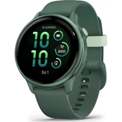 Garmin vivoactive 6 Metallic Jasper Green / remienok Jasper Green