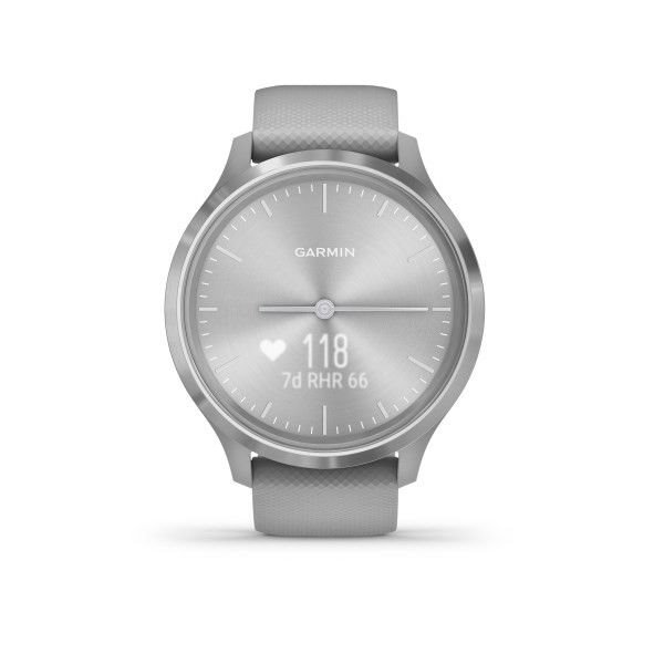 garmin vivomove hr gray suede band