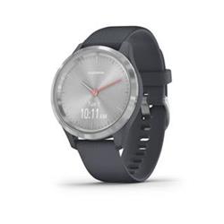 Garmin vivomove3S Sport, Silver/Gray Band 010-02238-20 Stylové elegantní hodinky s měřením denní aktivity a srdečního tepu.