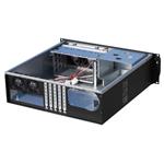 Gembird 19'' serverové šasi ATX 19''/3U, černé