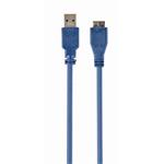 GEMBIRD kabel USB 3.0 AM - Micro BM 1,8m, modrý