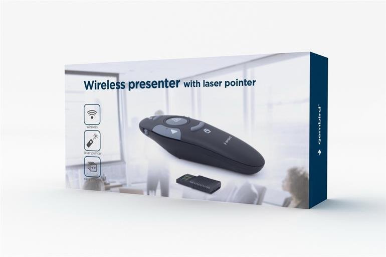 GEMBIRD WP-L-11 Bezdrátový presenter s laserovým ukazovátkem