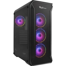 Genesis Irid 505 ARGB, midi veža, čierna